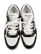Prada Leather Colorblock Pattern Sneakers