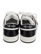 Prada Leather Colorblock Pattern Sneakers