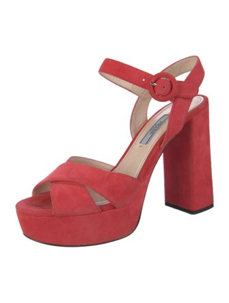 Prada Suede Slingback Pumps