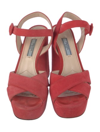 Prada Suede Slingback Pumps