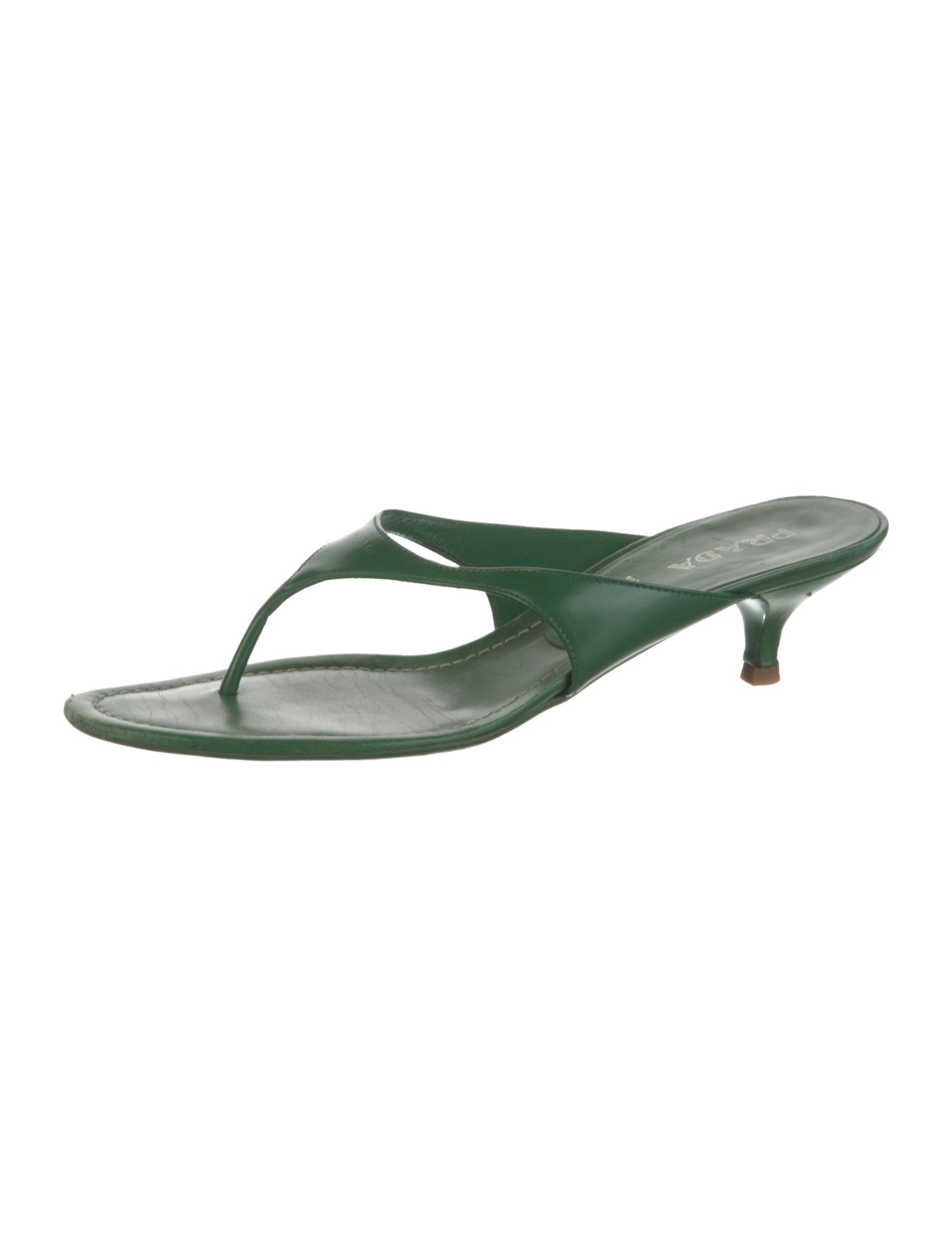 Prada Leather Slides