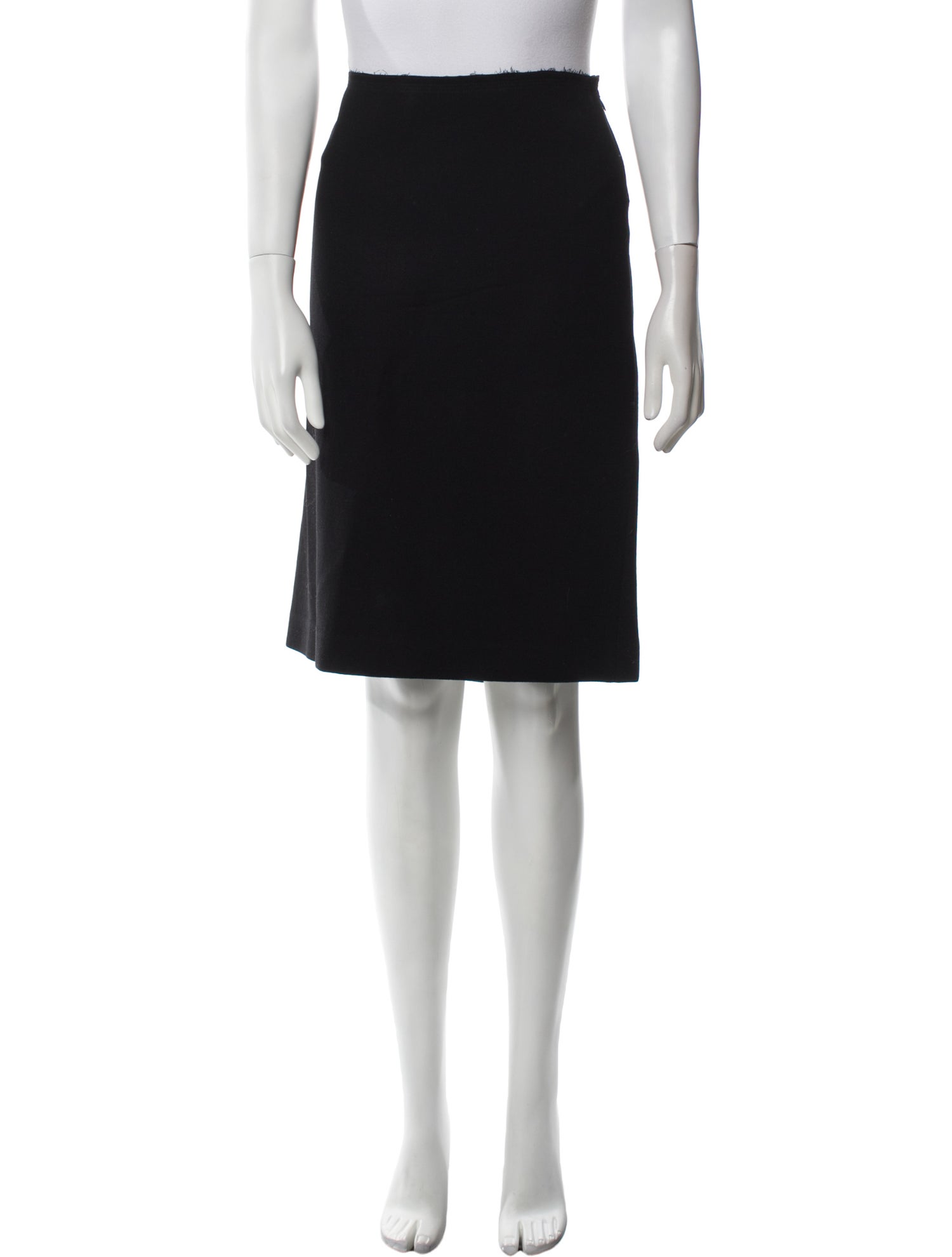 Prada Virgin Wool Knee-Length Skirt