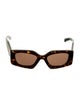 Prada Square Tinted Sunglasses