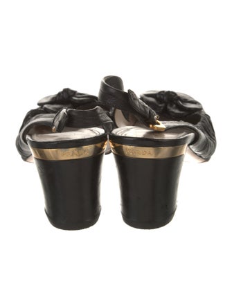 Prada Leather Slingback Pumps