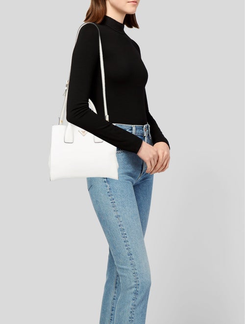 Prada Vitello Daino Leather Top Handle Bag