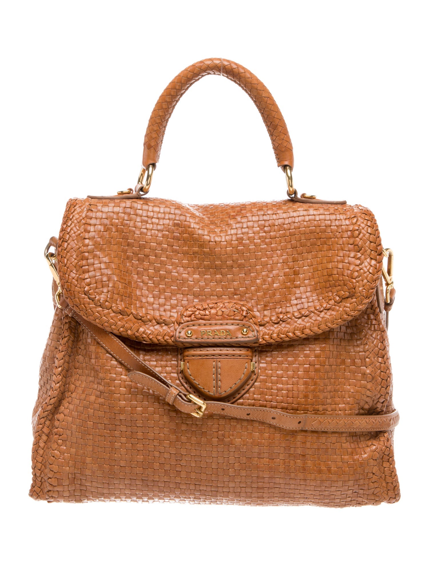 Prada Signature Top Handle Bag