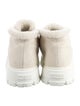 Prada Suede Fur Trim Sneakers