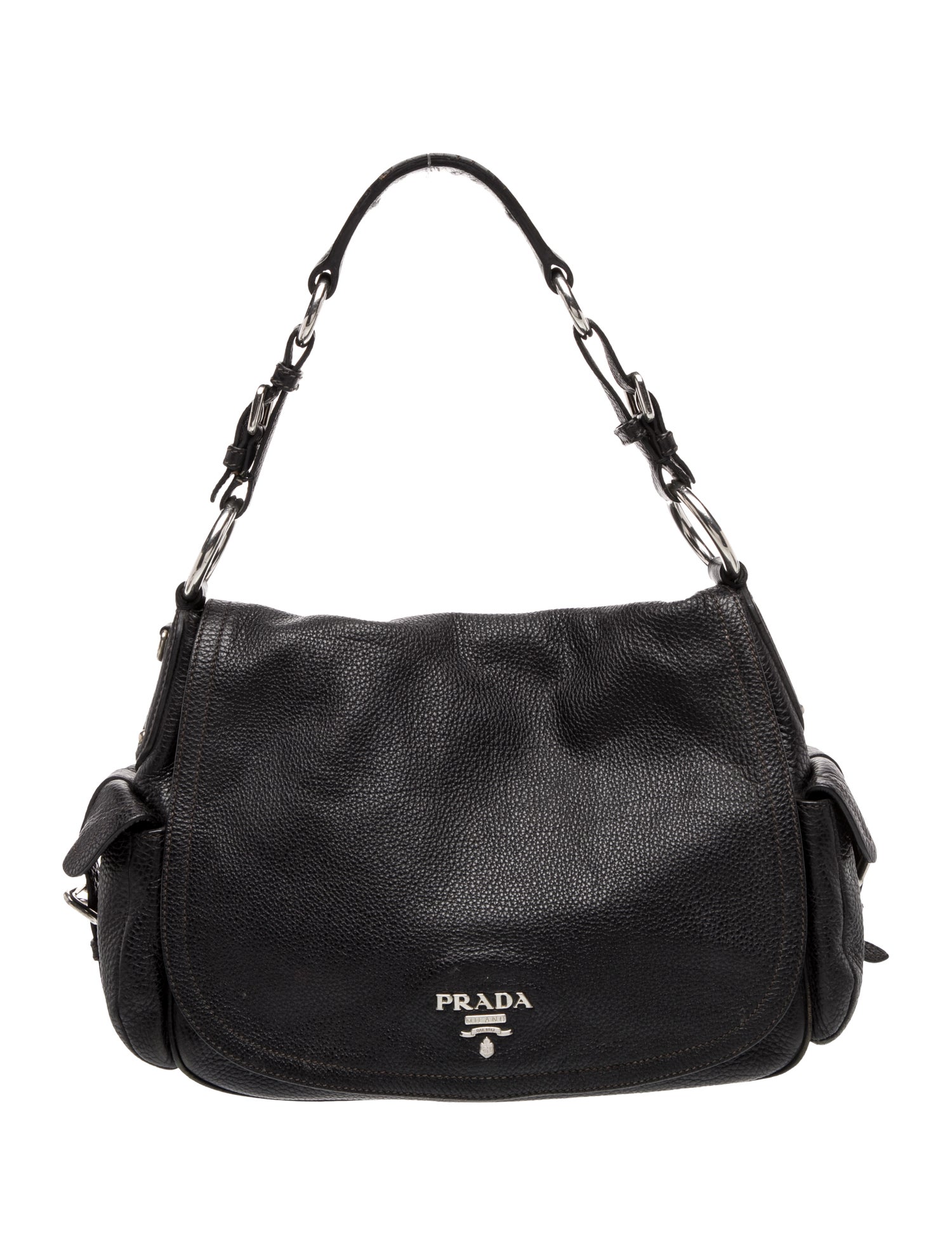 Prada Vitello Daino Leather Shoulder Bag