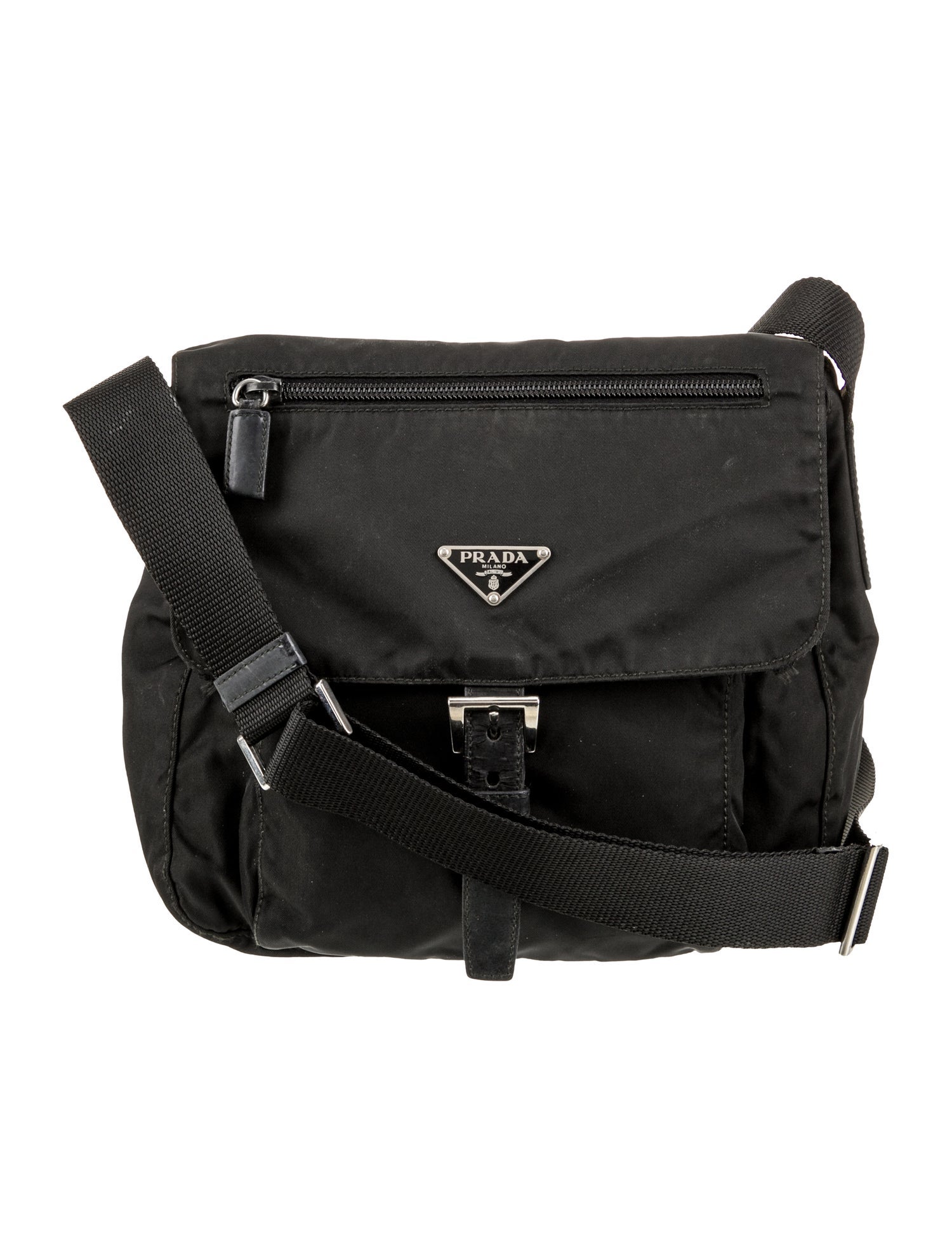 Prada Vela Nylon Crossbody Bag