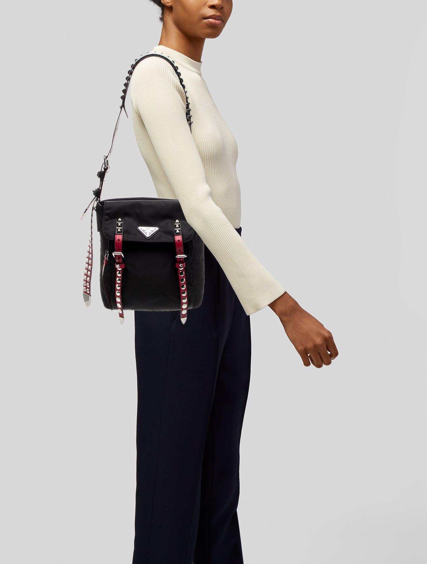 Prada Tessuto Shoulder Bag