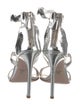 Prada Patent Leather Scalloped Accent Sandals
