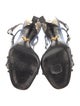 Prada Satin Crystal Embellishments Sandals