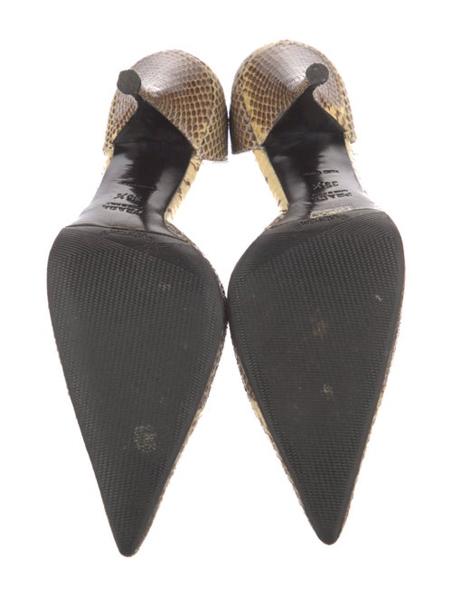 Prada Snakeskin D'Orsay Pumps
