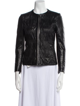 Prada 2010's Leather Poncho