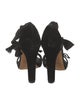 Prada Suede Bow Accents Sandals