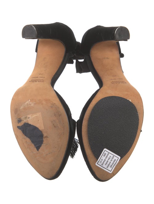 Prada Suede Bow Accents Sandals