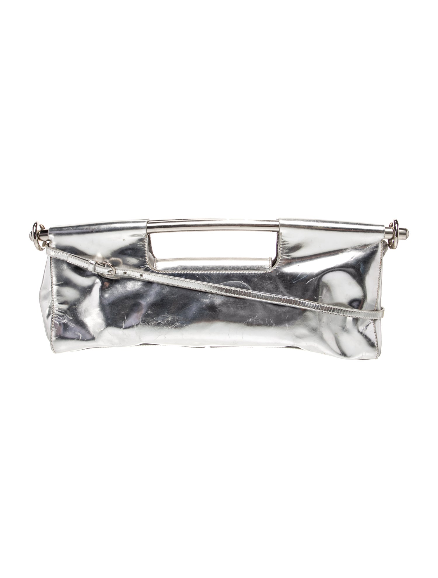 Prada Spazzolato Leather Shoulder Bag