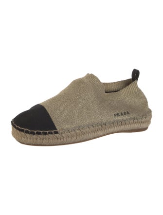 Prada Colorblock Pattern Espadrilles