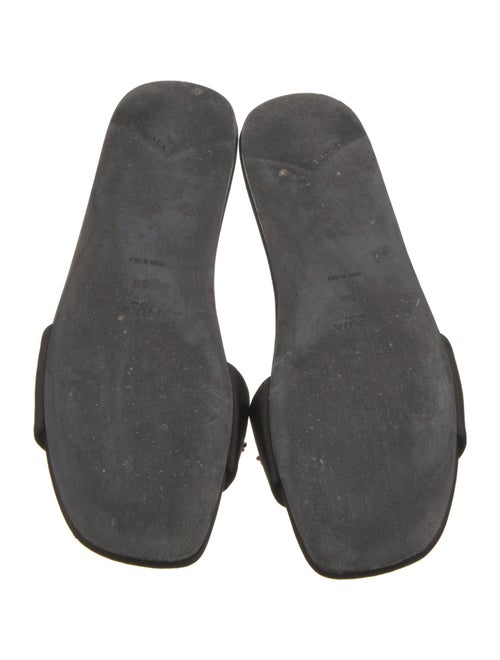 Prada Satin Patterned Slides