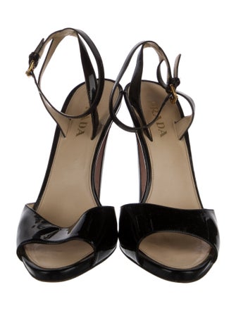 Prada Patent Leather Sandals