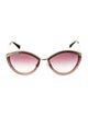 Prada Cat-Eye Gradient Sunglasses