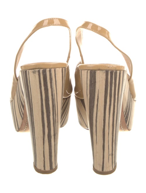 Prada Patent Leather Slingback Pumps