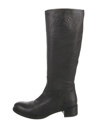 Prada Leather Riding Boots