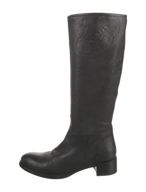Prada Leather Riding Boots
