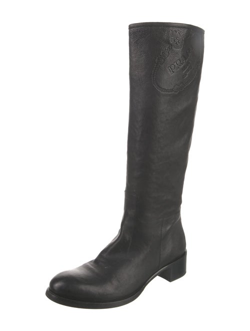 Prada Leather Riding Boots