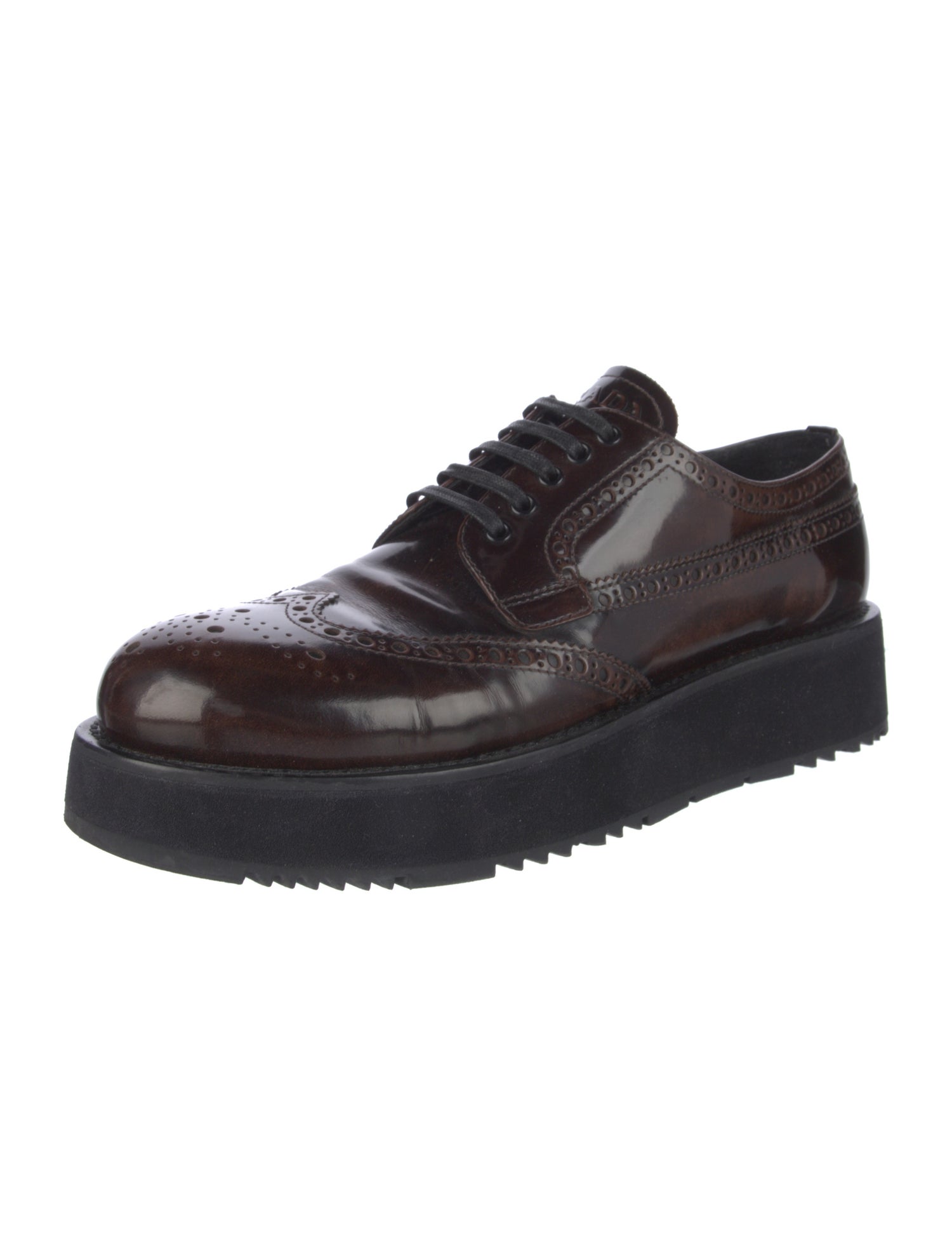 Prada Patent Leather Oxfords