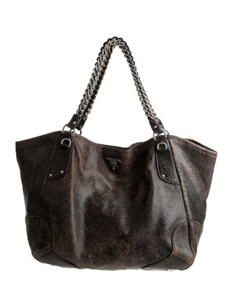 Prada Chain-Link Tote