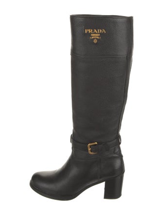 Prada Leather Riding Boots