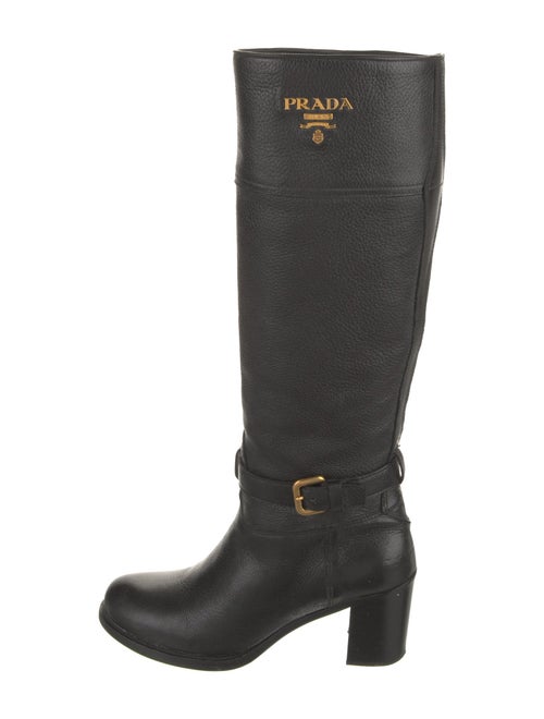 Prada Leather Riding Boots