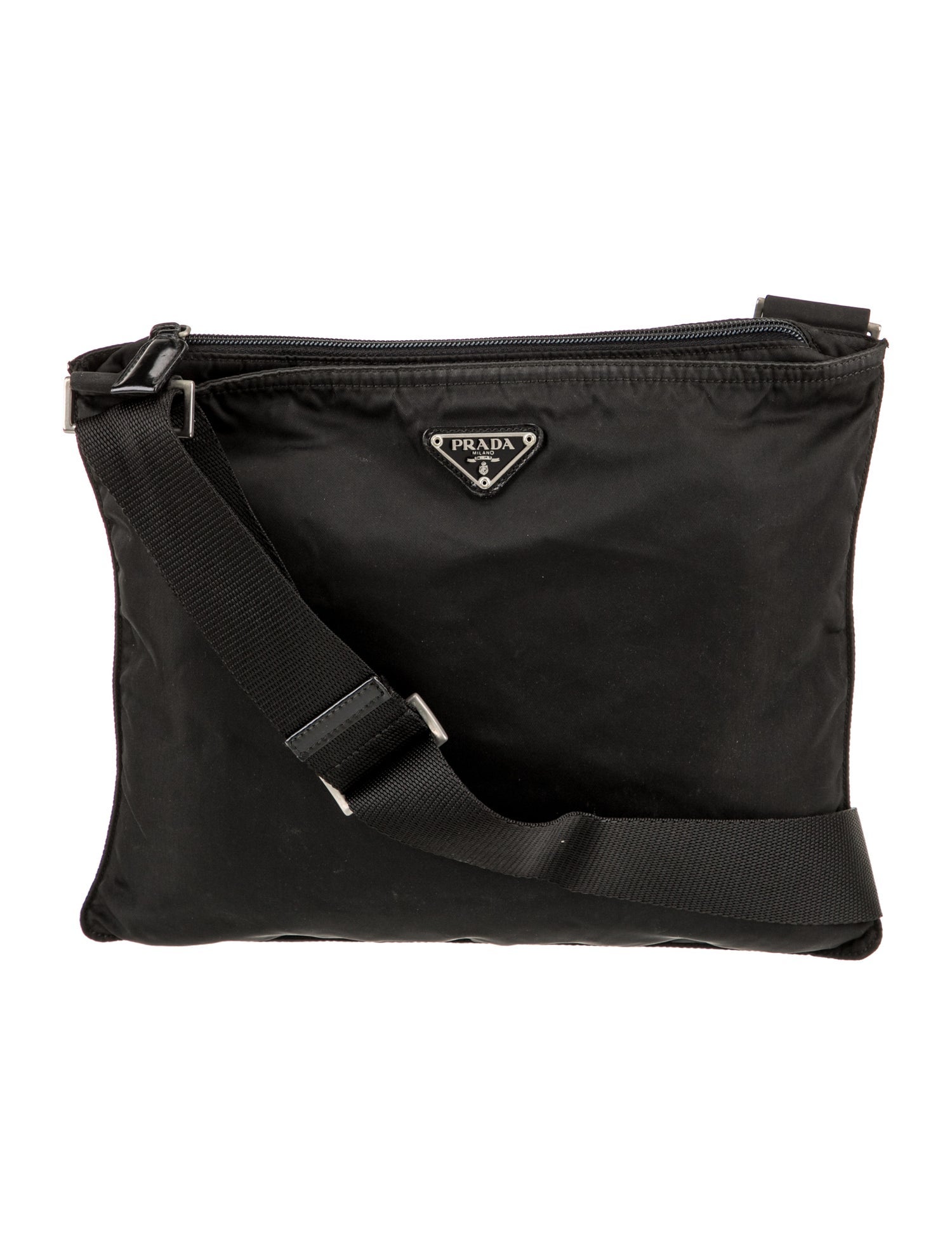 Prada Vela Nylon Messenger Bag Vintage