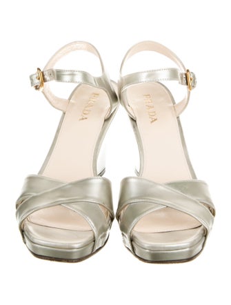 Prada Patent Leather Sandals