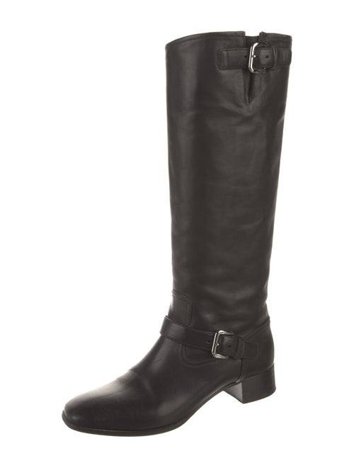 Prada Leather Riding Boots