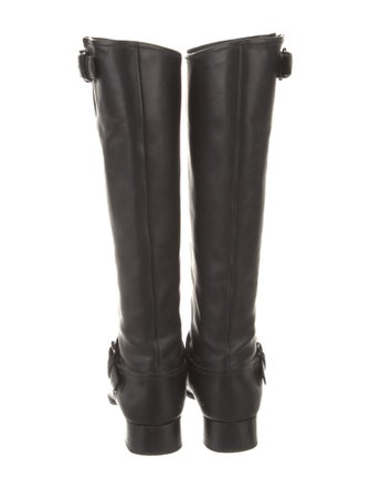 Prada Leather Riding Boots