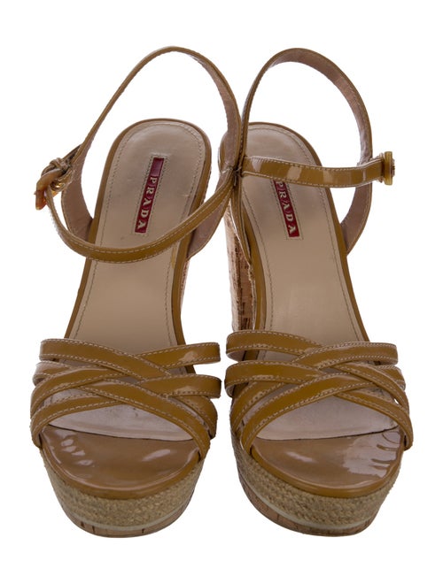 Prada Sport Patent Leather Espadrilles
