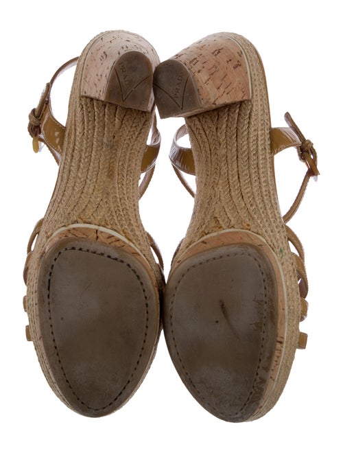 Prada Sport Patent Leather Espadrilles