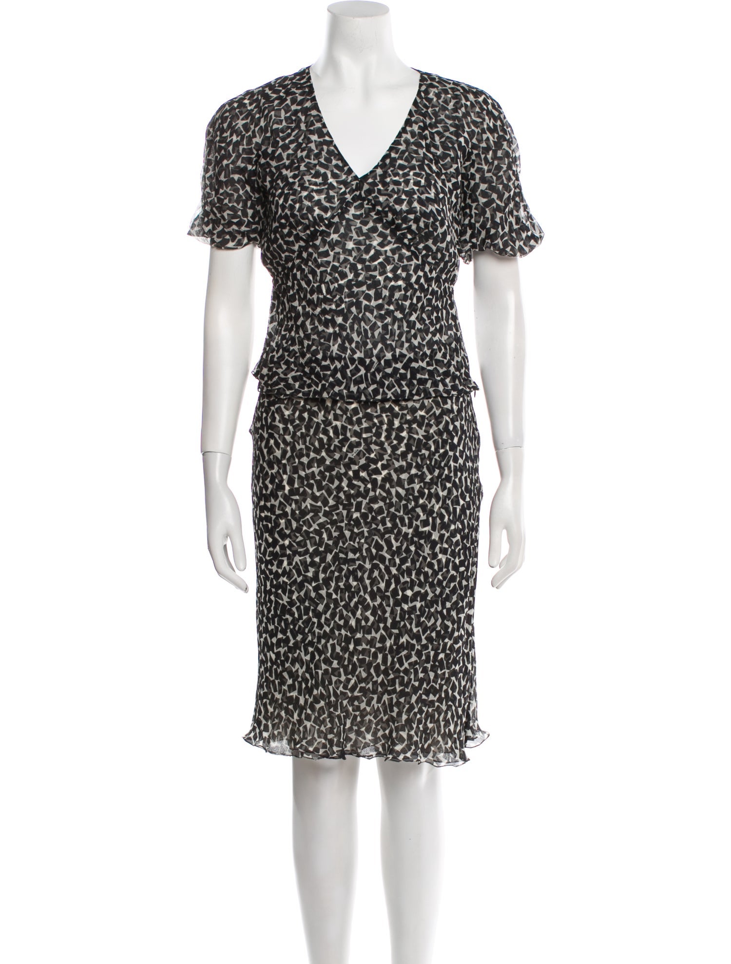 Prada Vintage 2001 Skirt Set