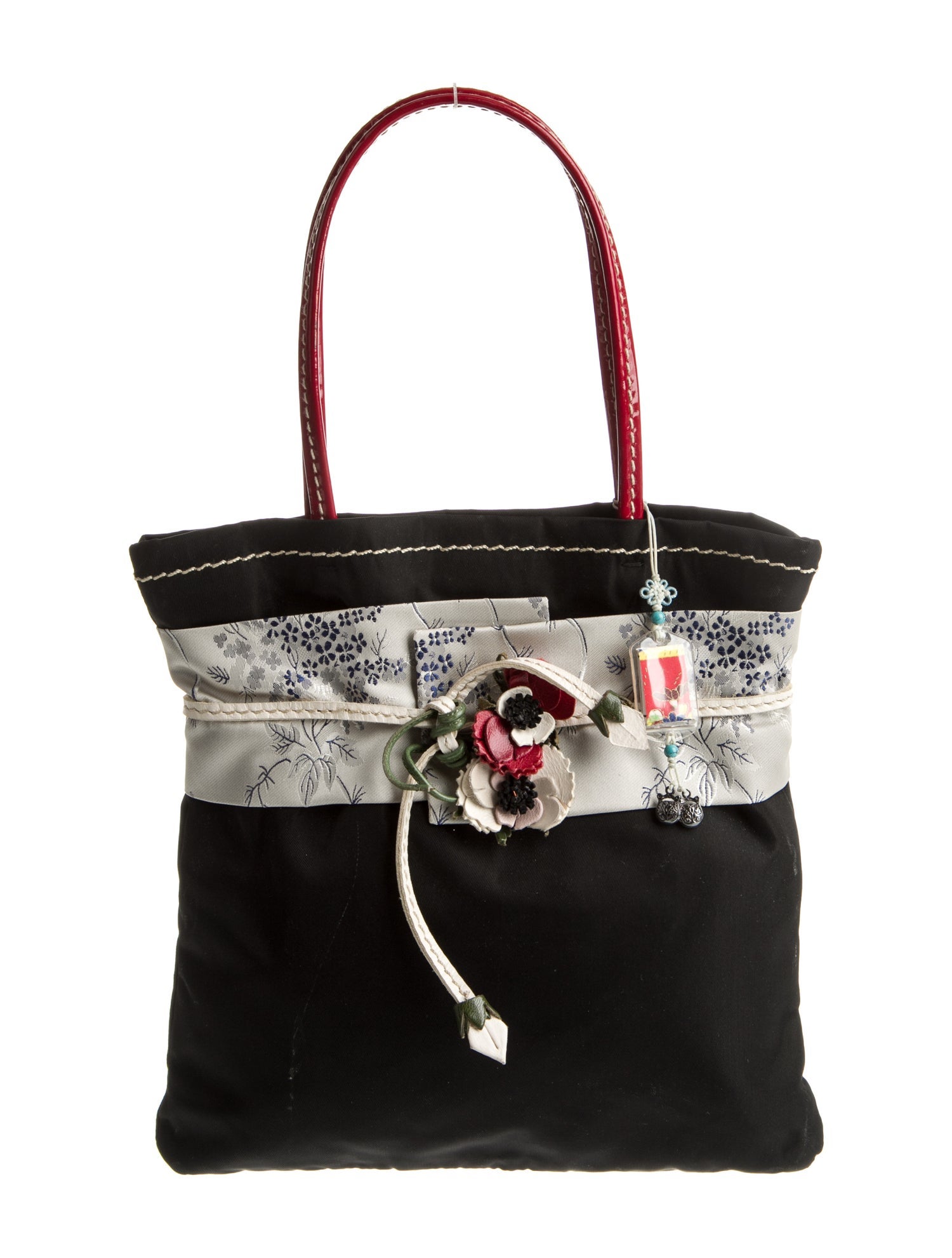 Prada Tessuto Nylon Kimono Obi Vintage