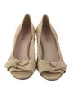 Prada Leather Bow Accents Pumps
