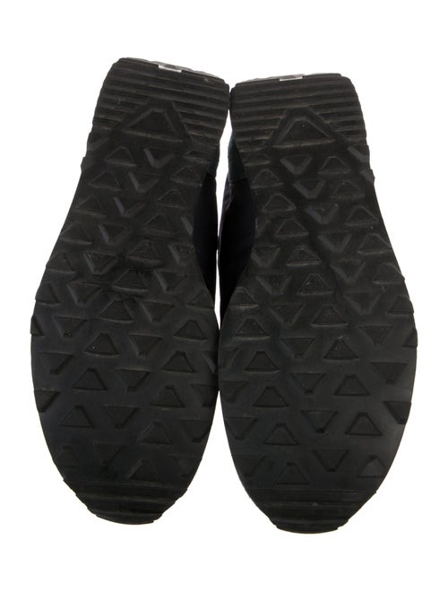 Prada Suede Printed Athletic Sneakers