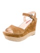 Prada Sport Suede Braided Accents Espadrilles