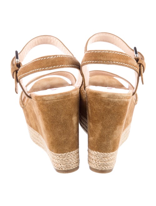 Prada Sport Suede Braided Accents Espadrilles