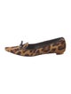 Prada Ponyhair Animal Print Loafers