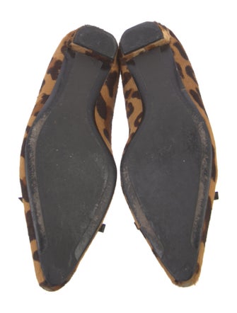 Prada Ponyhair Animal Print Loafers