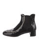 Prada Patent Leather Chelsea Boots