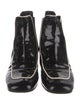 Prada Patent Leather Chelsea Boots