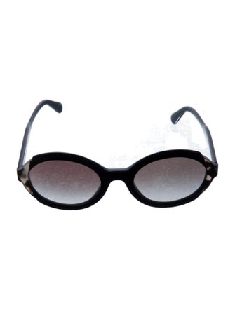 Prada Round Gradient Sunglasses
